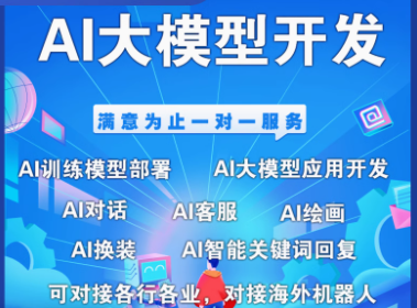 人工智能软件大模型开发deepseek应用部署ai绘画API接口定制
